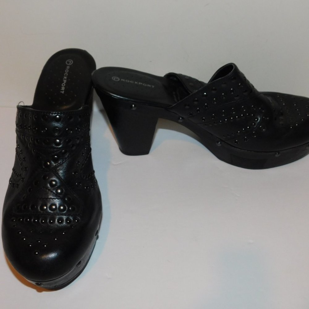 Rockport Katja Mules w/ Adidas Comfort Foot Bed